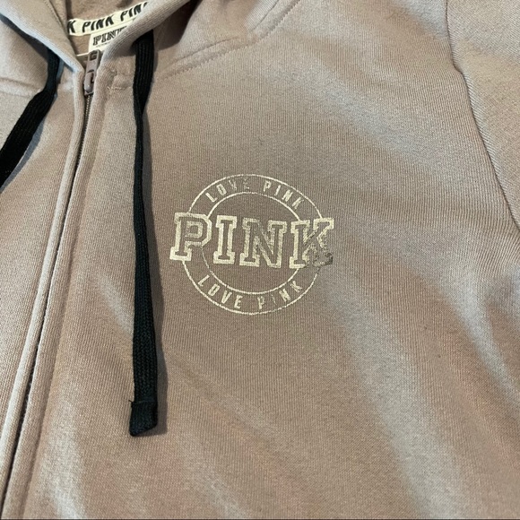 💕 VS PINK 💕 Hoodie Jacket Full Zip Large - Picture 4 of 11